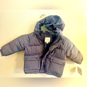 Starting Out Baby boy Hooded Puffer Coat 18 Months Gray